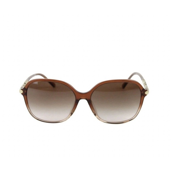 BURBERRY Unisex Oversized Brown With Pink Gradient Sunglasses 4228-F 3608/13 - Picture 1 of 10